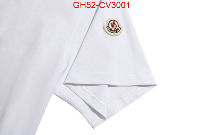 Clothing-Moncler the best quality replica ID: CV3001 $: 52USD