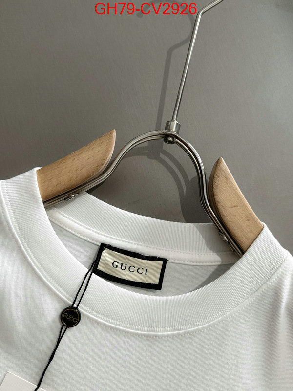 Clothing-Gucci how to find replica shop ID: CV2926 $: 79USD
