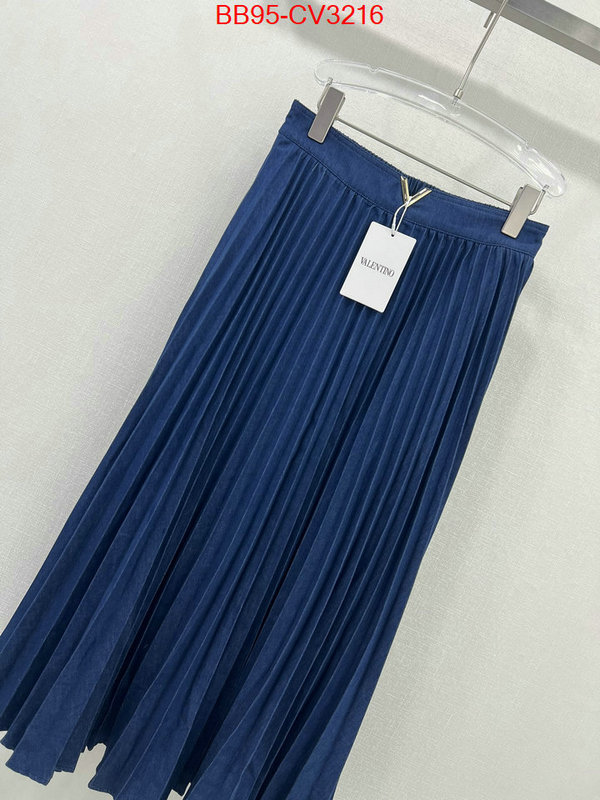 Clothing-Valentino wholesale designer shop ID: CV3216 $: 95USD