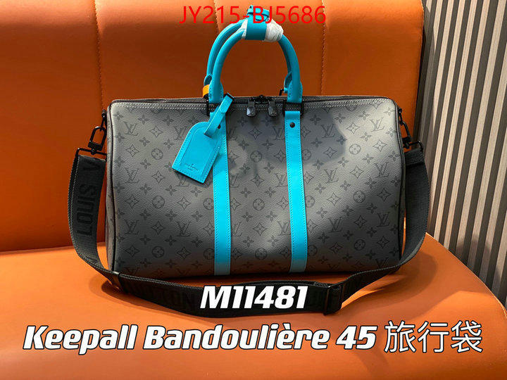 LV Bags(TOP)-Keepall BandouliRe 45-50- where should i buy to receive ID: BJ5686 $: 215USD,