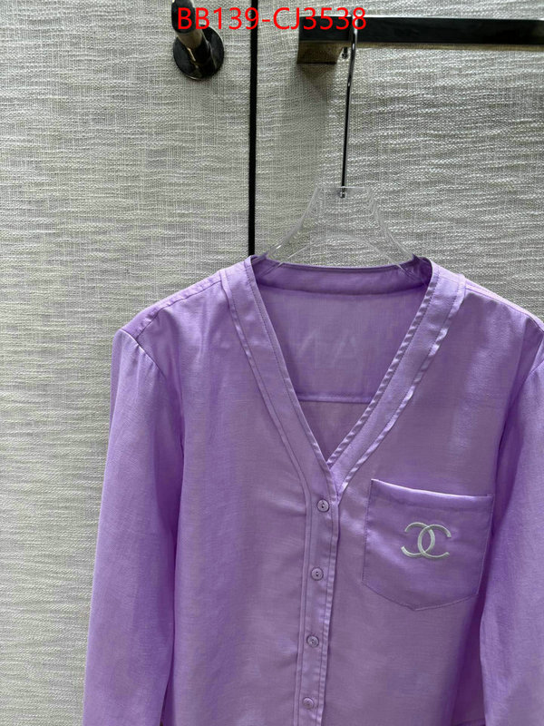 Clothing-Chanel wholesale designer shop ID: CJ3538 $: 139USD
