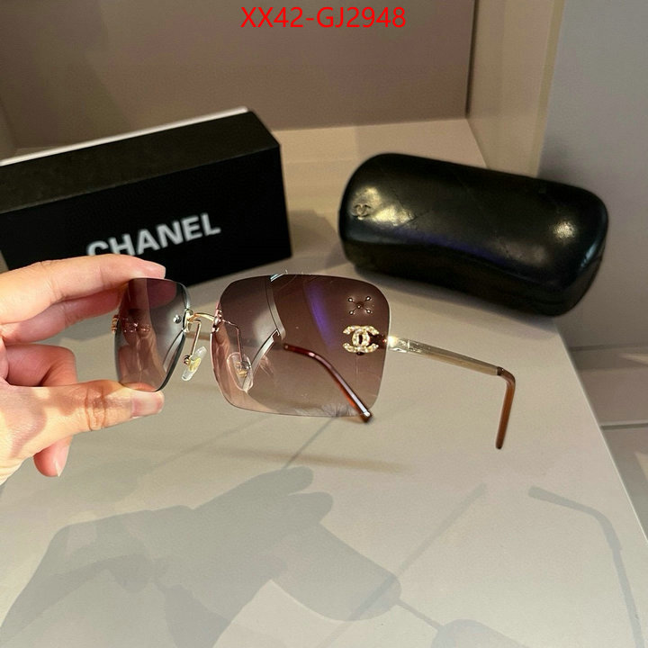 Glasses-Chanel shop cheap high quality 1:1 replica ID: GJ2948 $: 42USD