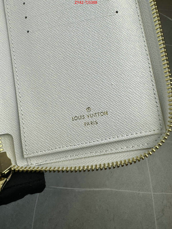 LV Bags(4A)-Wallet outlet sale store ID: TJ3388 $: 42USD,