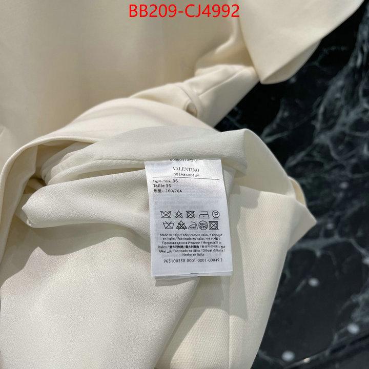 Clothing-Valentino buy 1:1 ID: CJ4992 $: 209USD