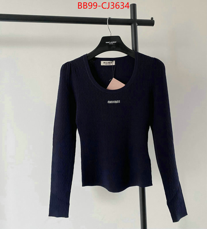 Clothing-MIU MIU high ID: CJ3634 $: 99USD