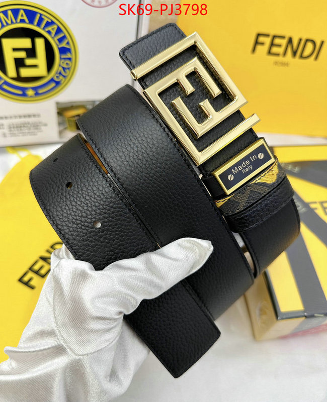 Belts-Fendi fake high quality ID: PJ3798 $: 69USD