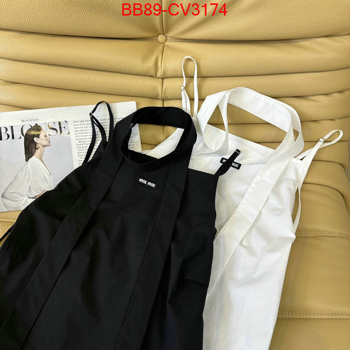 Clothing-MIU MIU can you buy replica ID: CV3174 $: 89USD