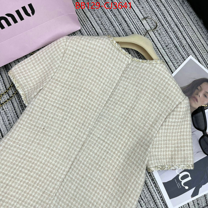 Clothing-MIU MIU perfect ID: CJ3641 $: 129USD