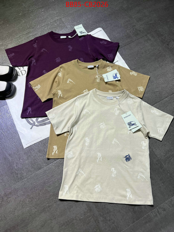 Clothing-Burberry aaaaa+ replica designer ID: CB2026 $: 85USD