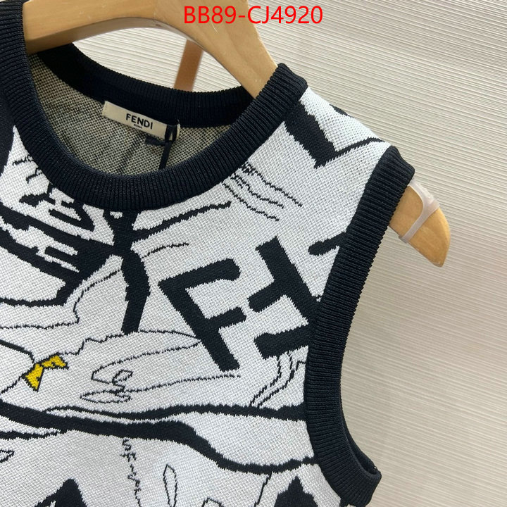 Clothing-Fendi 2024 replica wholesale cheap sales online ID: CJ4920 $: 89USD