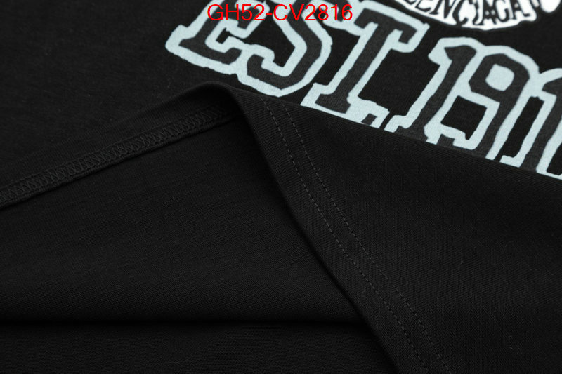 Clothing-Balenciaga for sale cheap now ID: CV2816 $: 52USD