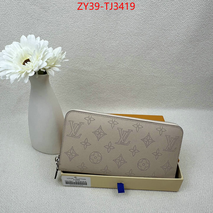 LV Bags(4A)-Wallet luxury fashion replica designers ID: TJ3419 $: 39USD,