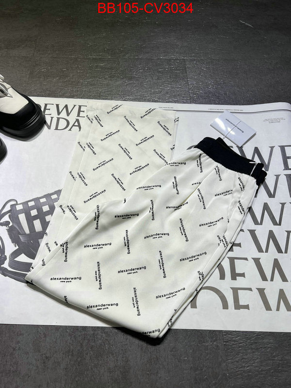 Clothing-Alexander Wang replica designer ID: CV3034 $: 105USD