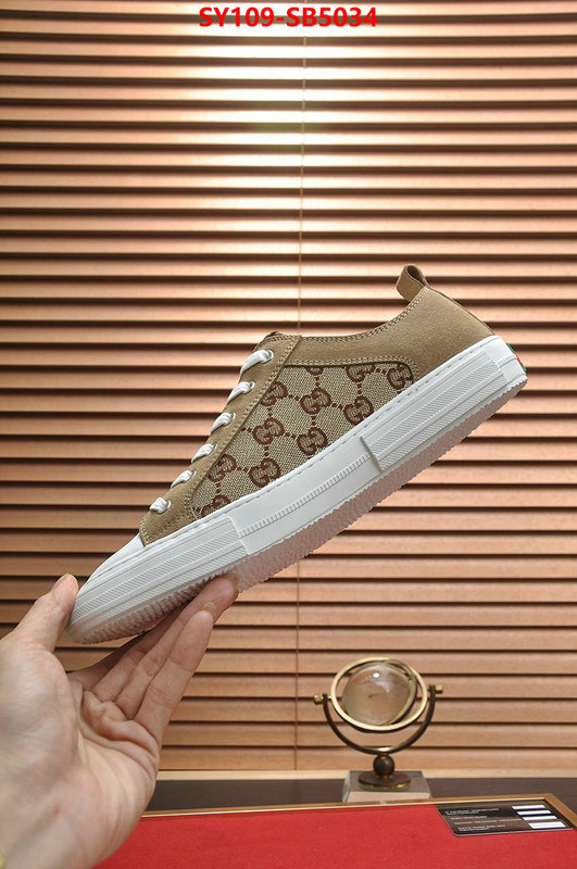 Men Shoes-Gucci what 1:1 replica ID: SB5034 $: 109USD