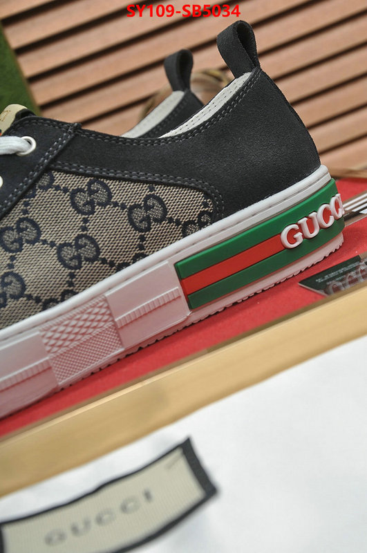 Men Shoes-Gucci what 1:1 replica ID: SB5034 $: 109USD