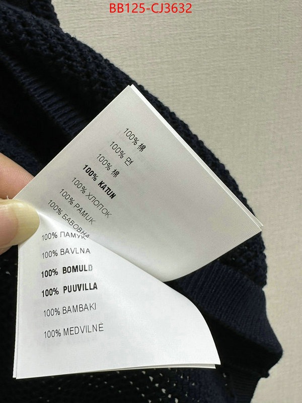 Clothing-MIU MIU wholesale 2024 replica ID: CJ3632 $: 125USD