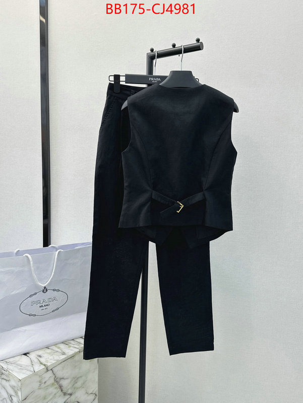 Clothing-Prada fake designer ID: CJ4981 $: 175USD