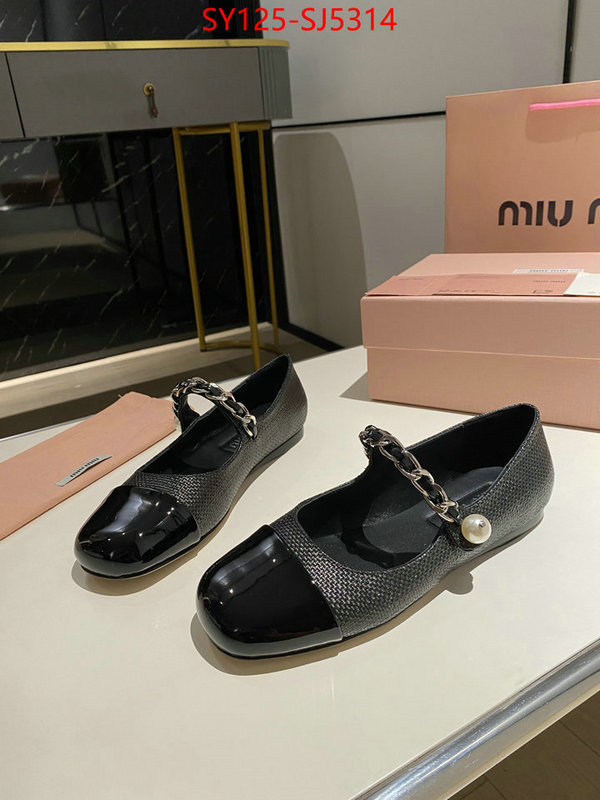 Women Shoes-Miu Miu unsurpassed quality ID: SJ5314 $: 125USD