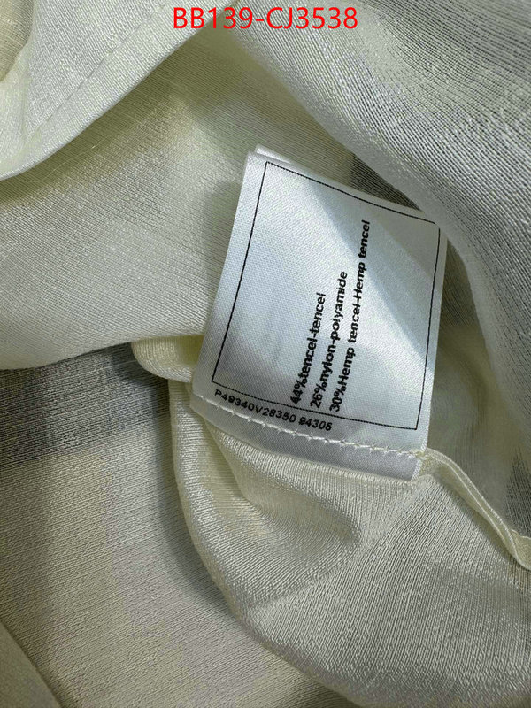 Clothing-Chanel wholesale designer shop ID: CJ3538 $: 139USD