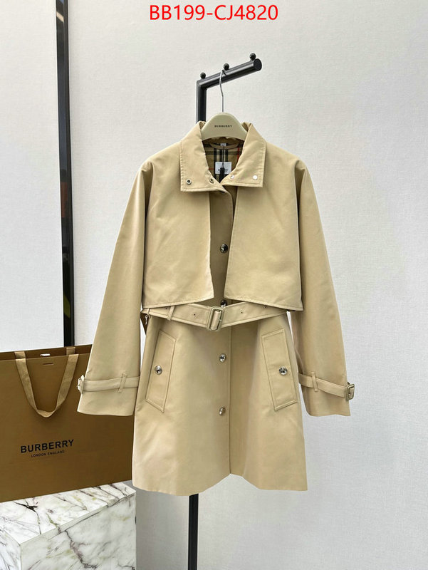 Clothing-Burberry how to buy replcia ID: CJ4820 $: 199USD