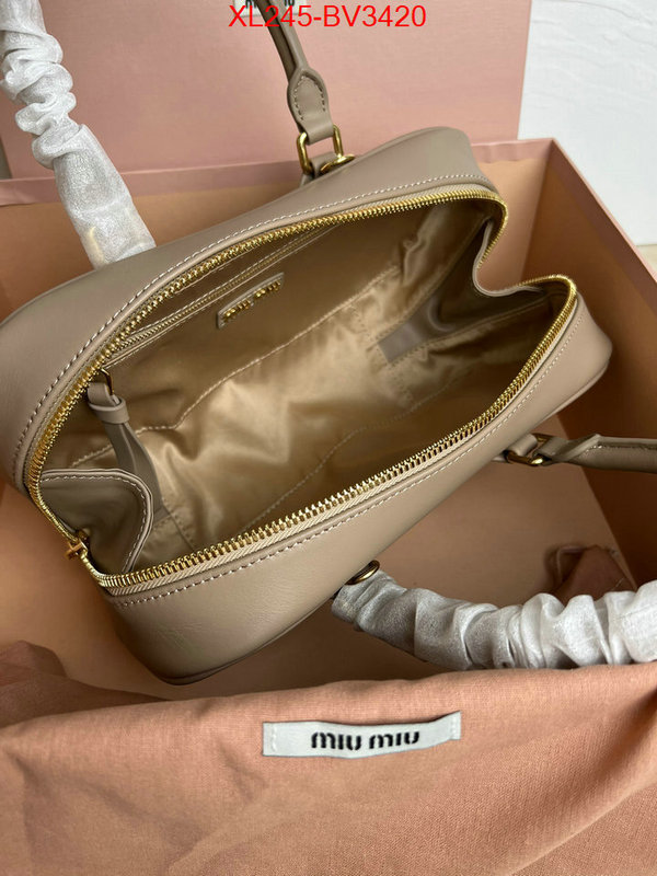 Miu Miu Bags(TOP)-Handbag- high quality customize ID: BV3420 $: 245USD,