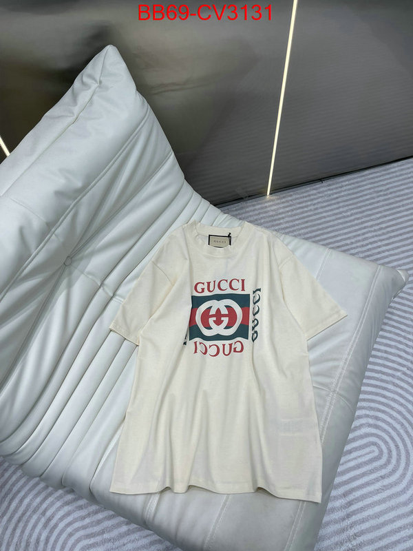 Clothing-Gucci shop the best high authentic quality replica ID: CV3131 $: 69USD