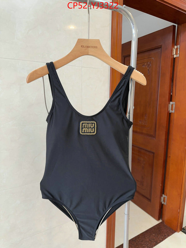 Swimsuit-Miu Miu best luxury replica ID: YJ3322 $: 52USD