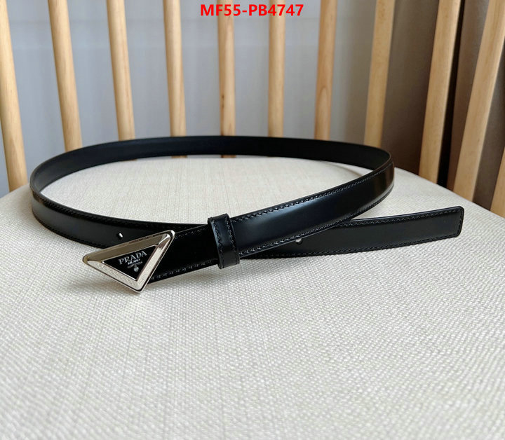 Belts-Prada 7 star quality designer replica ID: PB4747 $: 55USD