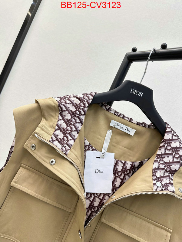 Clothing-Dior high quality ID: CV3123 $: 125USD
