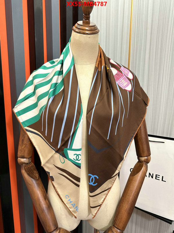Scarf-Chanel quality replica ID: MB4787 $: 55USD
