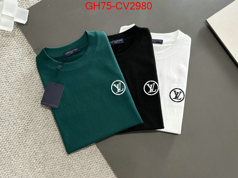 Clothing-LV shop cheap high quality 1:1 replica ID: CV2980 $: 75USD