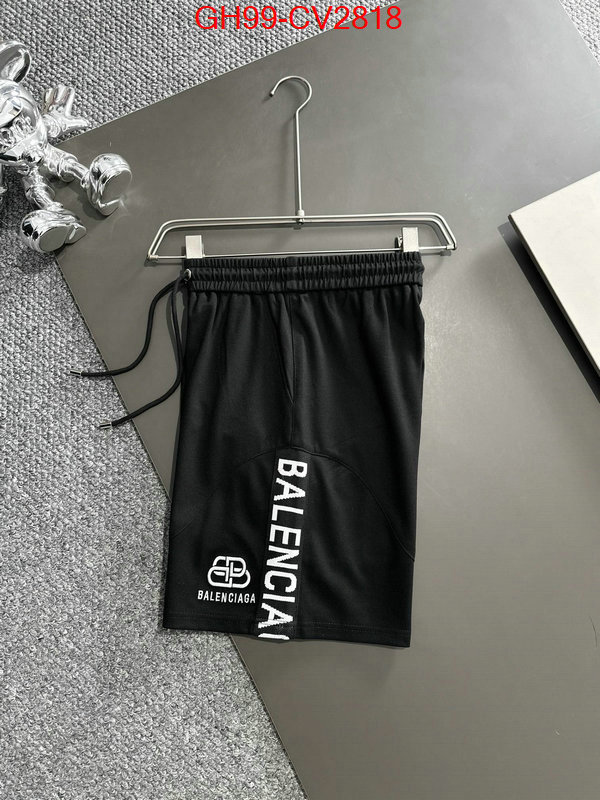 Clothing-Balenciaga mirror quality ID: CV2818 $: 99USD