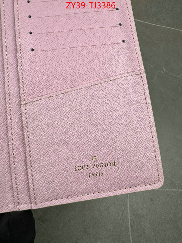 LV Bags(4A)-Wallet new ID: TJ3386 $: 39USD,