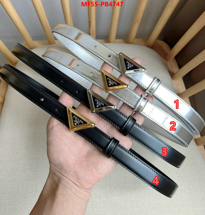 Belts-Prada 7 star quality designer replica ID: PB4747 $: 55USD