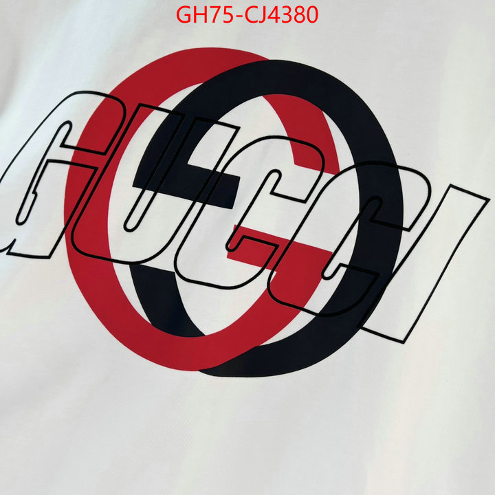 Clothing-Gucci sellers online ID: CJ4380 $: 75USD