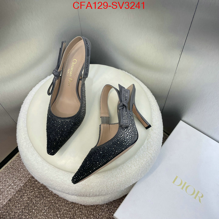 Women Shoes-Dior shop cheap high quality 1:1 replica ID: SV3241 $: 129USD
