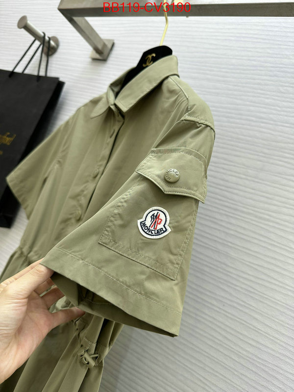 Clothing-Moncler buy best high-quality ID: CV3190 $: 119USD