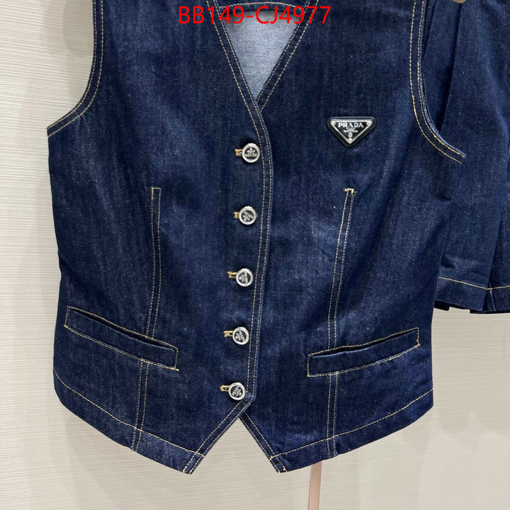 Clothing-Prada 2024 luxury replicas ID: CJ4977 $: 149USD