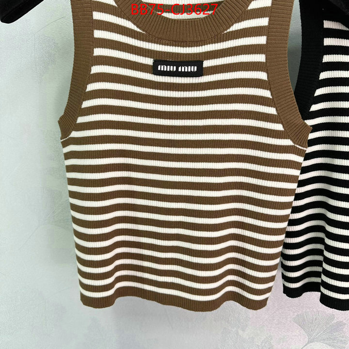 Clothing-MIU MIU 2024 luxury replicas ID: CJ3627 $: 75USD