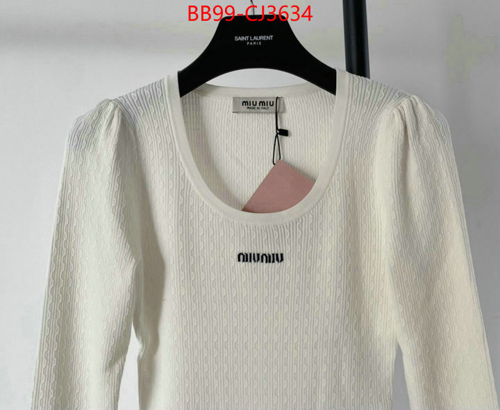 Clothing-MIU MIU high ID: CJ3634 $: 99USD
