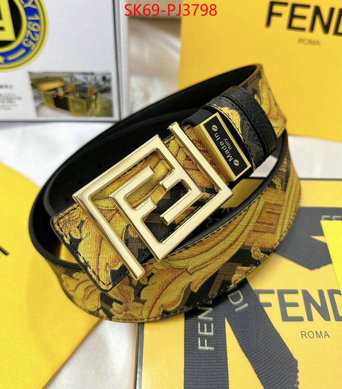 Belts-Fendi fake high quality ID: PJ3798 $: 69USD