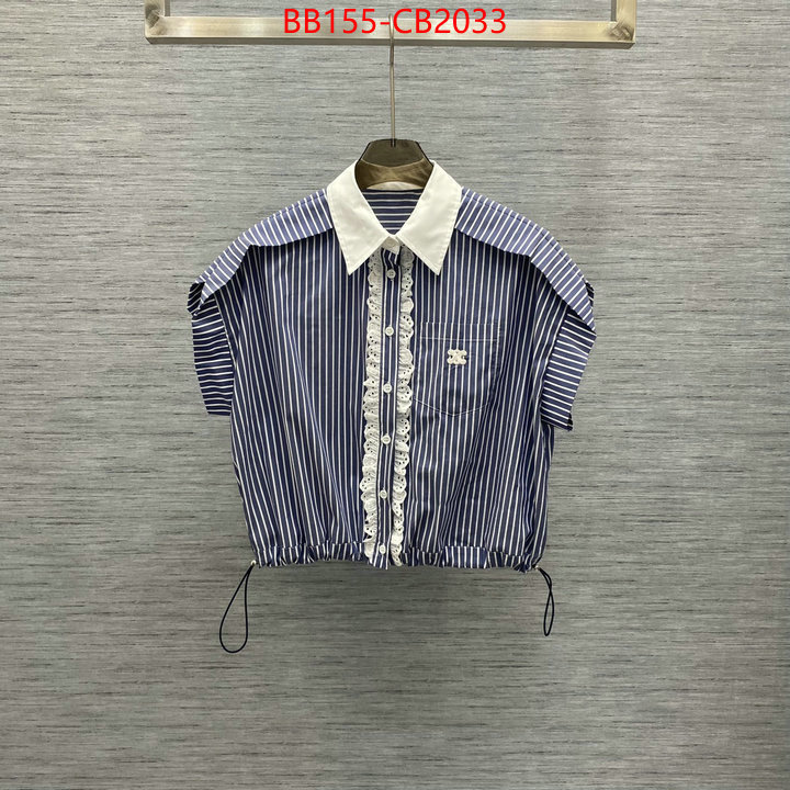 Clothing-Celine top brands like ID: CB2033 $: 155USD