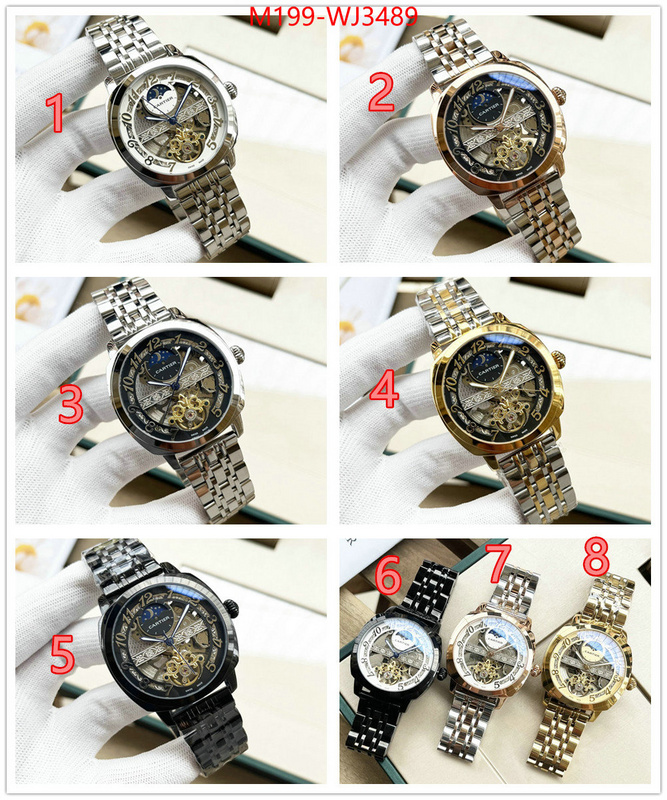 Watch(TOP)-Cartier high quality designer ID: WJ3489 $: 199USD