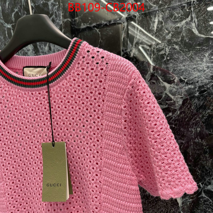 Clothing-Gucci where can i buy ID: CB2004 $: 109USD