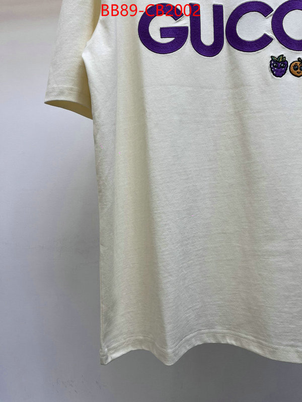 Clothing-Gucci replica aaaaa+ designer ID: CB2002 $: 89USD