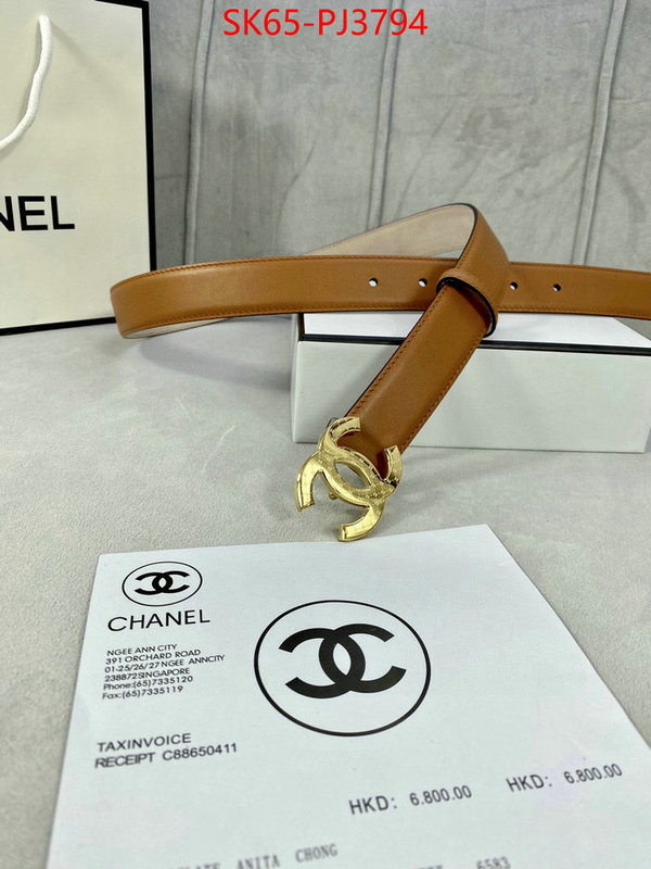 Belts-Chanel the best quality replica ID: PJ3794 $: 65USD