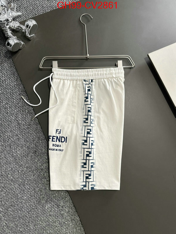 Clothing-Fendi brand designer replica ID: CV2861 $: 99USD