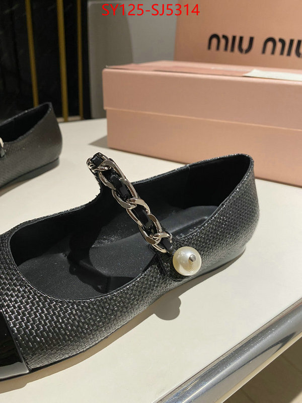 Women Shoes-Miu Miu unsurpassed quality ID: SJ5314 $: 125USD