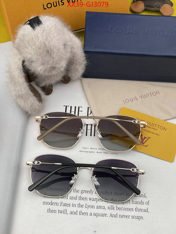Glasses-LV fake designer ID: GJ3079 $: 39USD