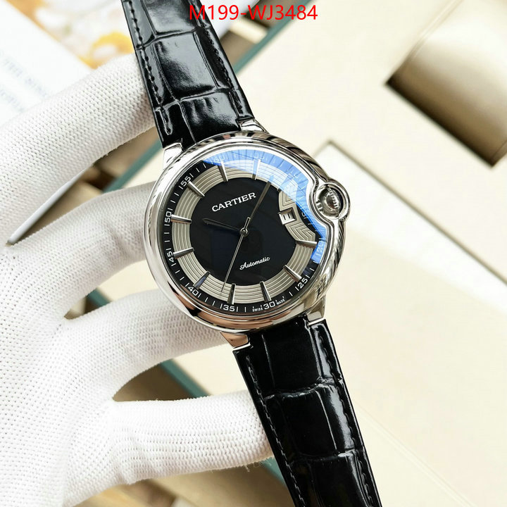 Watch(TOP)-Cartier luxury fake ID: WJ3484 $: 199USD